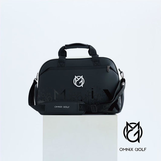 Boston Bag -Black×White-