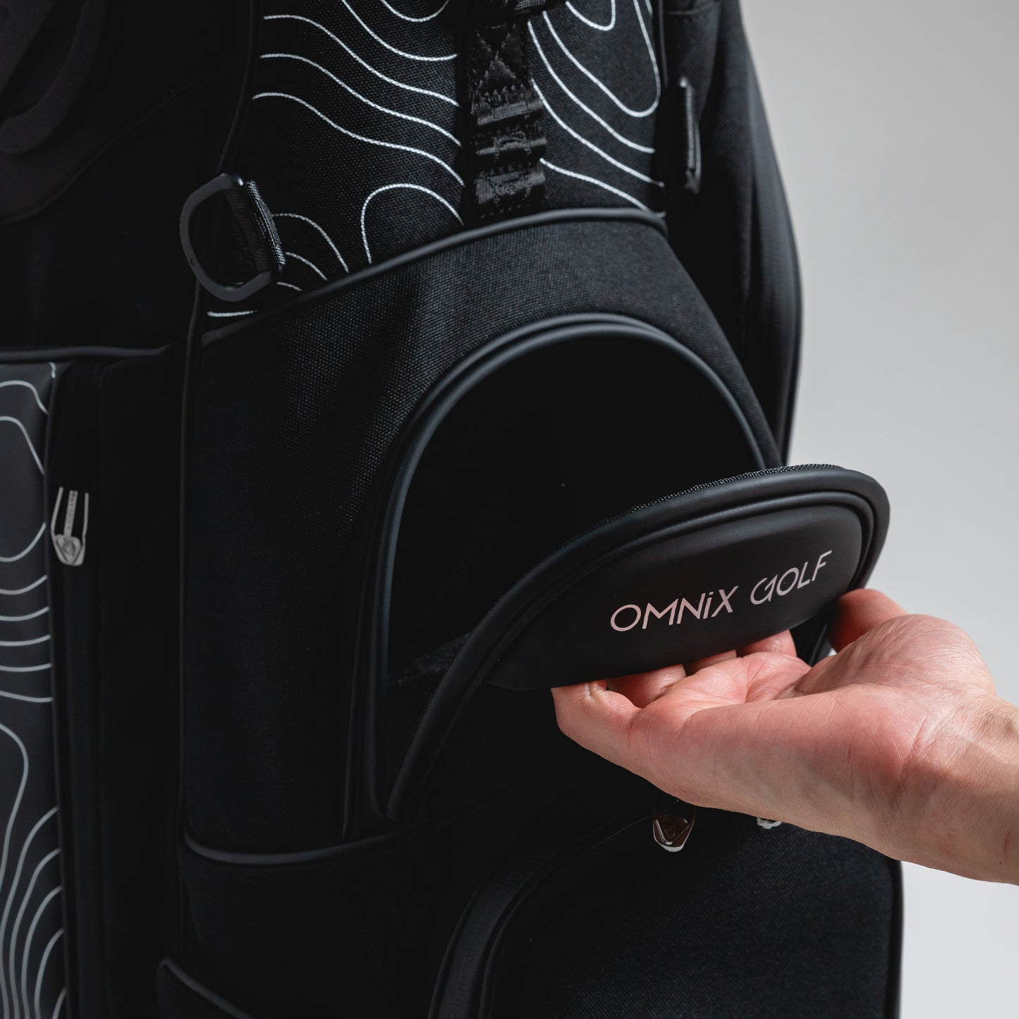 Black TPOGRAPHIC Standbag