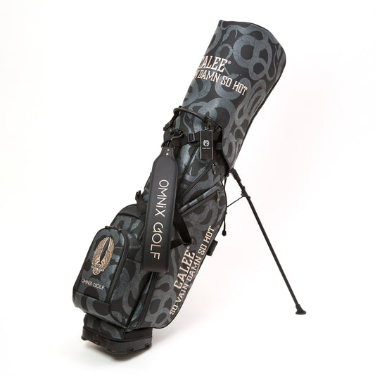 CALEE×OMNIX GOLF SNAKE PATTERN CADDIE BAG