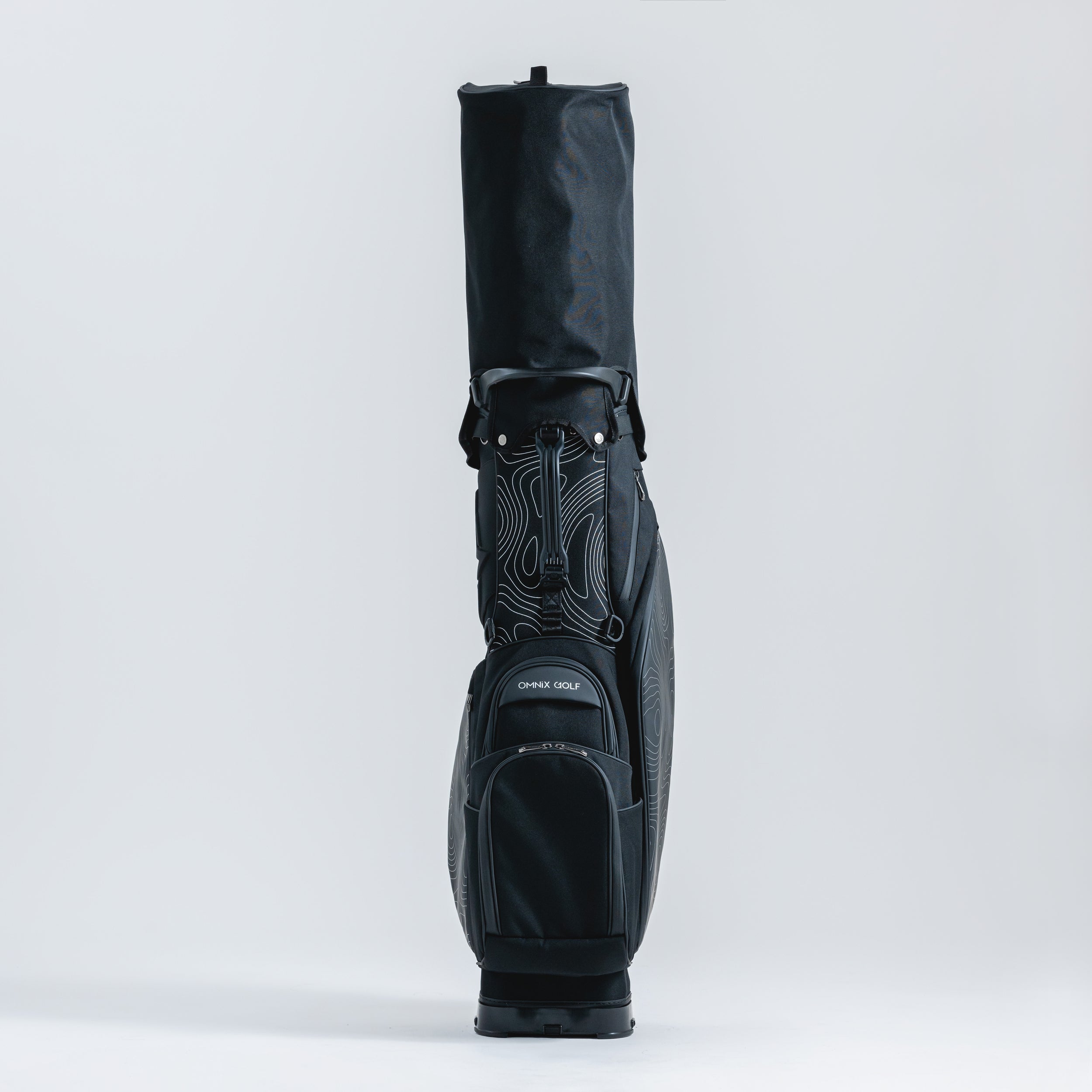 Black TPOGRAPHIC Standbag – OMNIX GOLF